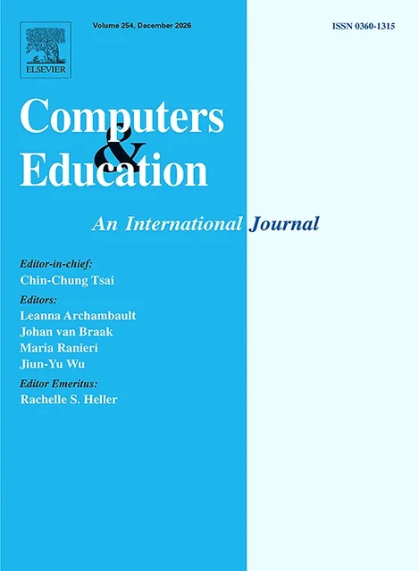 Computers & Education journal cover